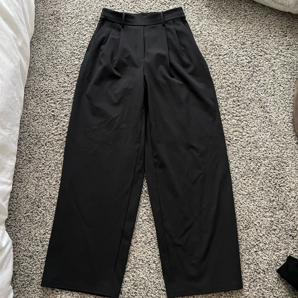 lululemon athletica Black Wide Leg Pants